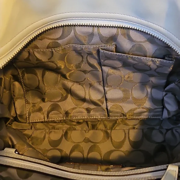 Coach Cream Soho Hampton Shoulder Bag